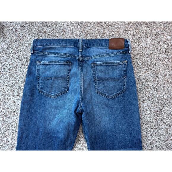 Lucky Brand Men's Blue Denim Jeans size 34 X 34; 121 Heritage Slim - Picture 10 of 11